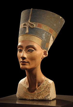 Queen Nefertiti, wife of Akhenaten, lived ca.  1370-1330,     Neues Museum, Berlin